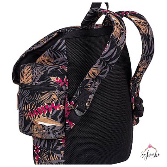 🆕Roxy Free For Sun Anthracite Jungly Flowers - Picture 4 of 8